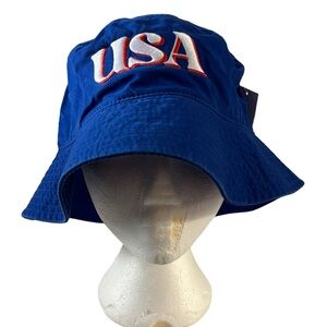 Mighty Fine USA Patriotic Embroidered Unisex Floppy Bucket Hat